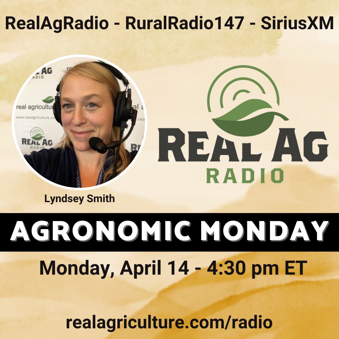 Catch #RealAgRadio at 430E on @RuralRadio147 for #AgronomicMonday! @RealloudLyndsey is joined by <a href="/WheatPete/">Peter Johnson</a> to discuss ROI on #fertilizer decisions, #erosion differences &amp; MORE! Plus hear from Anique Josuttes w/ <a href="/BASFAgSolutions/">BASF Canada Agricultural Solutions</a> on choosing the right inoculant! #cdnag