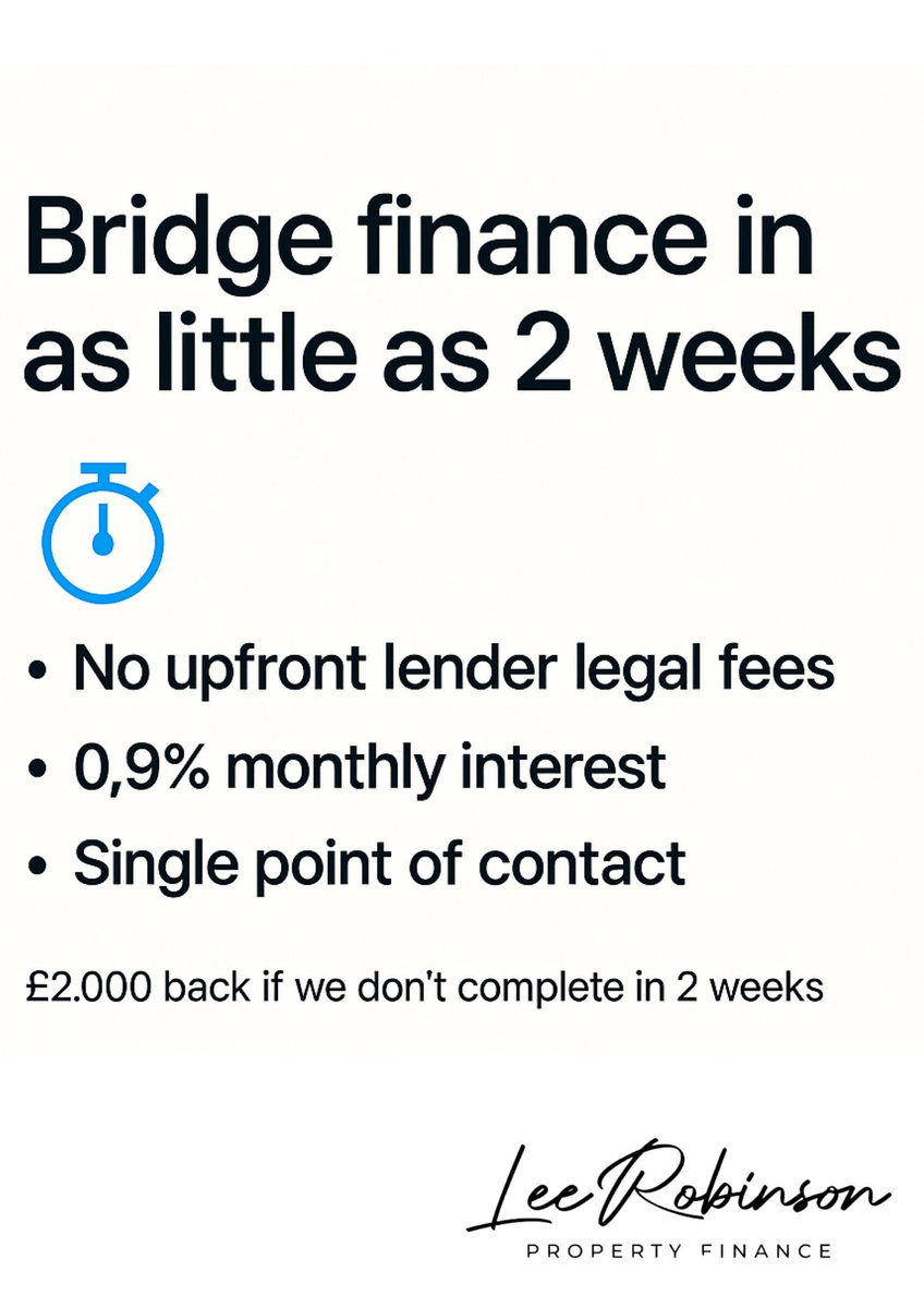 Lee Robinson Property Finance LTD tweet media