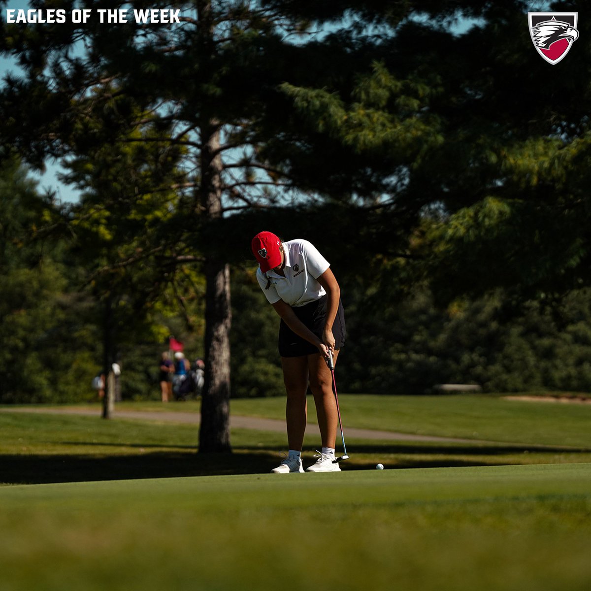 Eagle @ECWomensGolf Student-Athlete of the Week: Kendall Kafar 

🦅Carded an 84 at the Bird Bowl to finish 3rd overall
🦅9 pars in her round, including five-straight to close it out