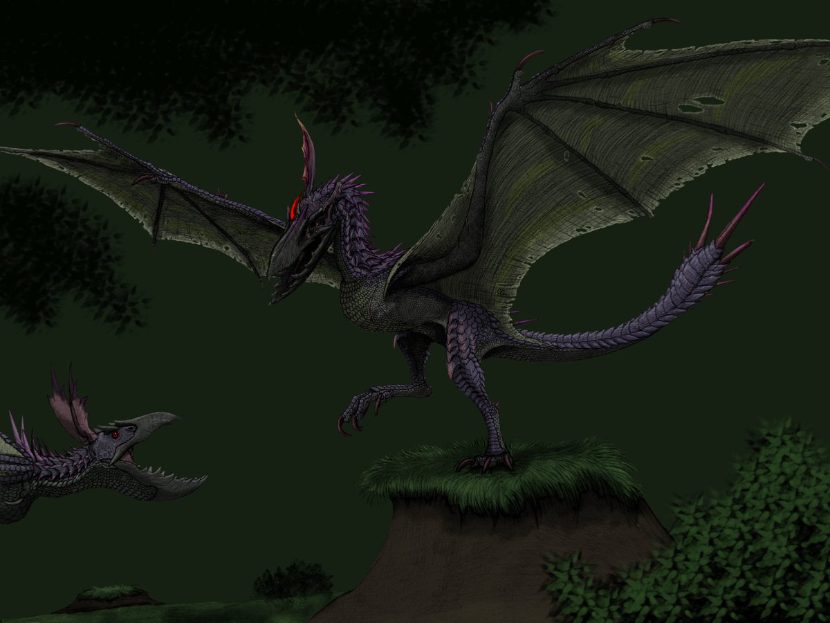 Deadeye Yian Garuga (Monster Hunter, 4th Gen)
Drawn in pencil, colored digitally.