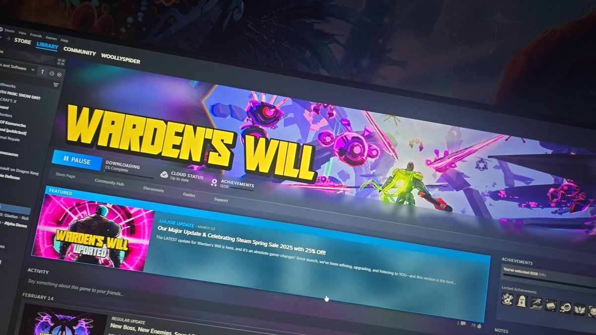 Playing:
<a href="/WardensWillGame/">Warden's Will - Out NOW</a>, live on <a href="/Twitch/">Twitch</a>, <a href="/YouTube/">YouTube</a>, &amp; kick 💜❤️💚 all are welcome to chat &amp; hang 🌟