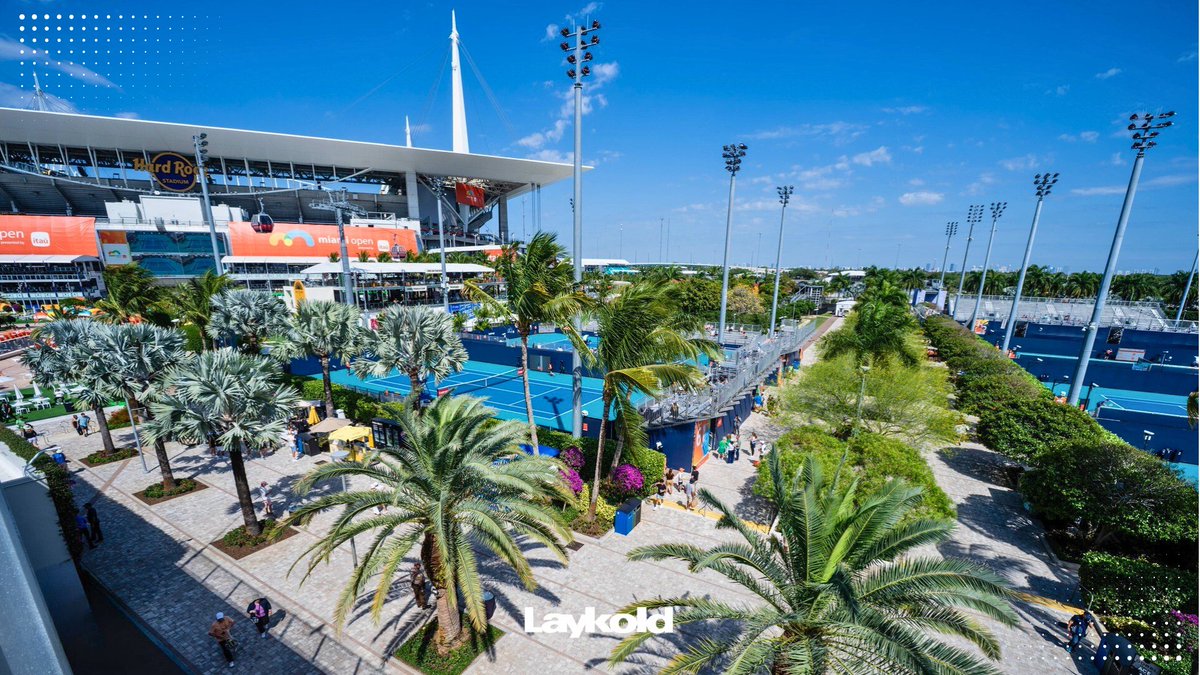 LaykoldCourts's tweet photo. Laykold courts lit up Hard Rock Stadium at the 2025 Miami Open ๐พ๐ด
Built for champions. Designed to shine. Learn more about the Sunshine Swing and Laykold Court technology โก๏ธ https://t.co/6qStqi2vtD
#Laykold #OnOurCourts #MiamiOpen #Tennis #Sports #SportsBiz https://t.co/R8U1LAhSZ2
