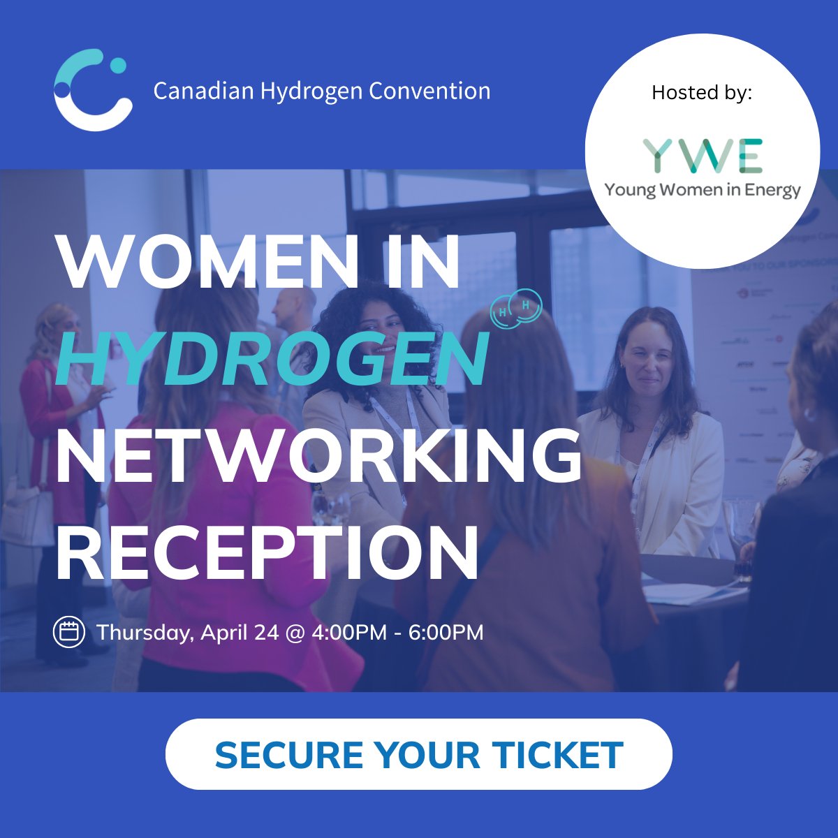 Canadian Hydrogen Convention (@hydrogen_expo) on Twitter photo Join <a href="/YoungMsEnergy/">YoungWomenInEnergy</a> for the Women in Hydrogen Networking Reception at the Canadian Hydrogen Convention - an empowering opportunity to connect with women and allies driving Canada's hydrogen future.
Thursday, April 24 | 4-6 PM
Separate ticket required: lnkd.in/gxiAAG96 Join <a href="/YoungMsEnergy/">YoungWomenInEnergy</a> for the Women in Hydrogen Networking Reception at the Canadian Hydrogen Convention - an empowering opportunity to connect with women and allies driving Canada's hydrogen future.
Thursday, April 24 | 4-6 PM
Separate ticket required: lnkd.in/gxiAAG96