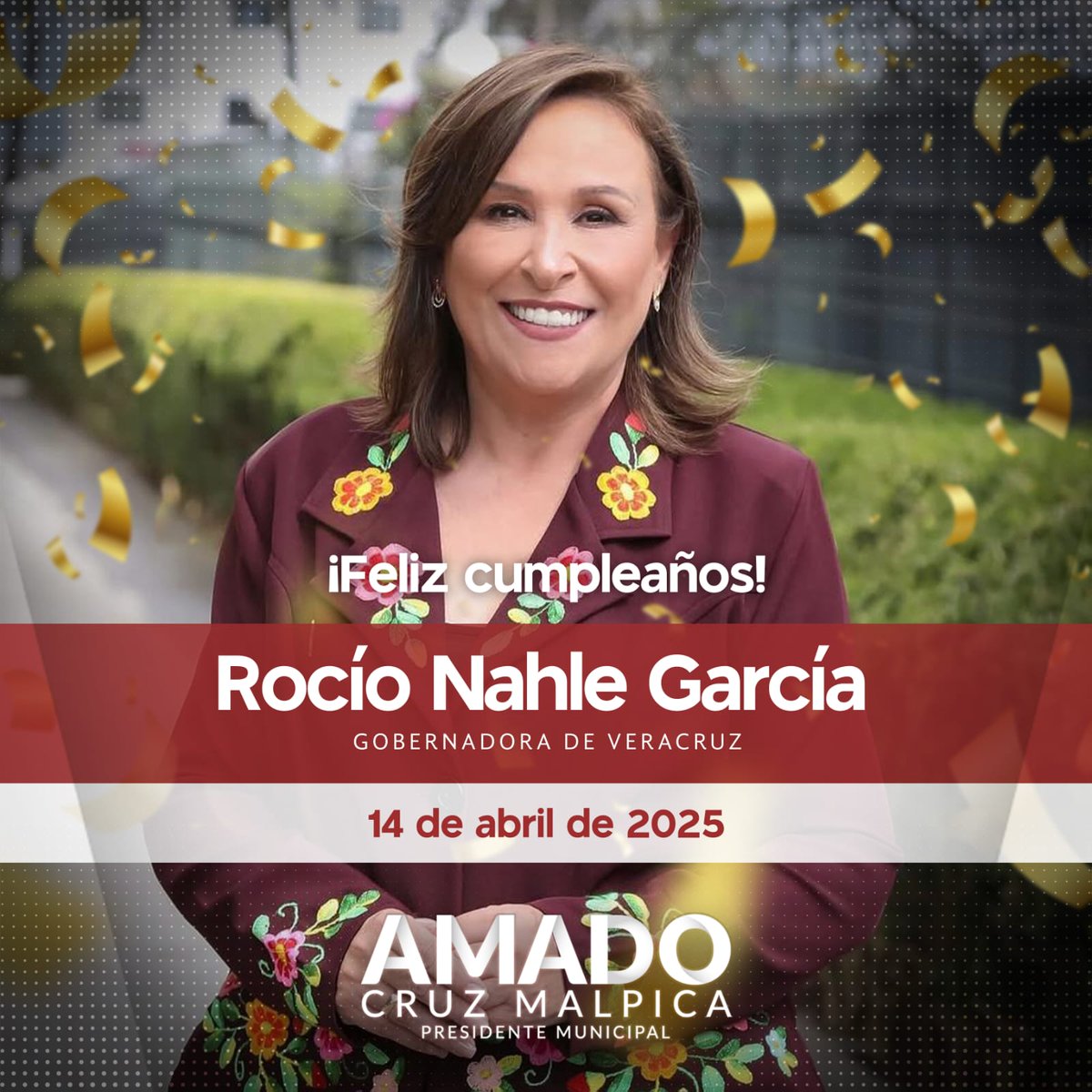 Con motivo de su cumpleaños, felicitamos a nuestra gobernadora <a href="/rocionahle/">Rocío Nahle</a>  y le expresamos nuestros mejores deseos. ¡Gracias por apoyar a Coatzacoalcos!