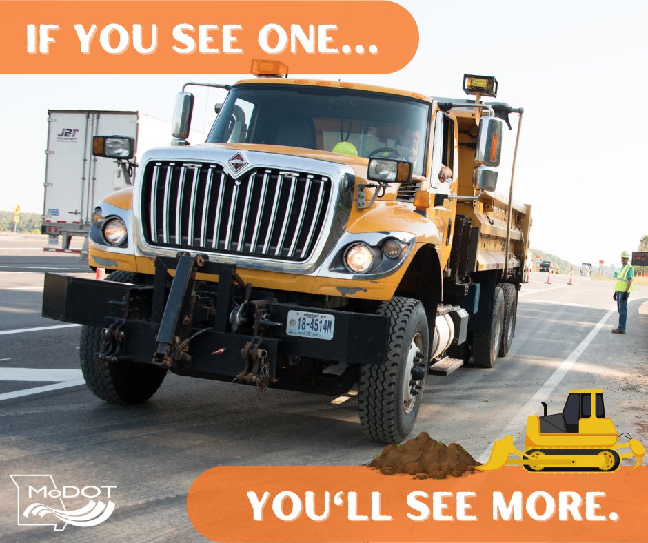 MoDOT_KC's tweet photo. Missouri’s Move Over law requires drivers to change lanes, if safe to do so, when approaching MoDOT vehicles, law enforcement and any other emergency vehicle with lights flashing. If drivers can’t change lanes safely, they must slow down as they pass the emergency vehicles. #WZA https://t.co/SgeLqxsMKa