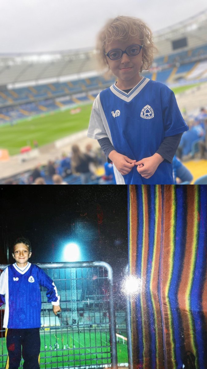 To samo miejsce, ten sam Klub, ta sama koszulka. 25 lat później 😊