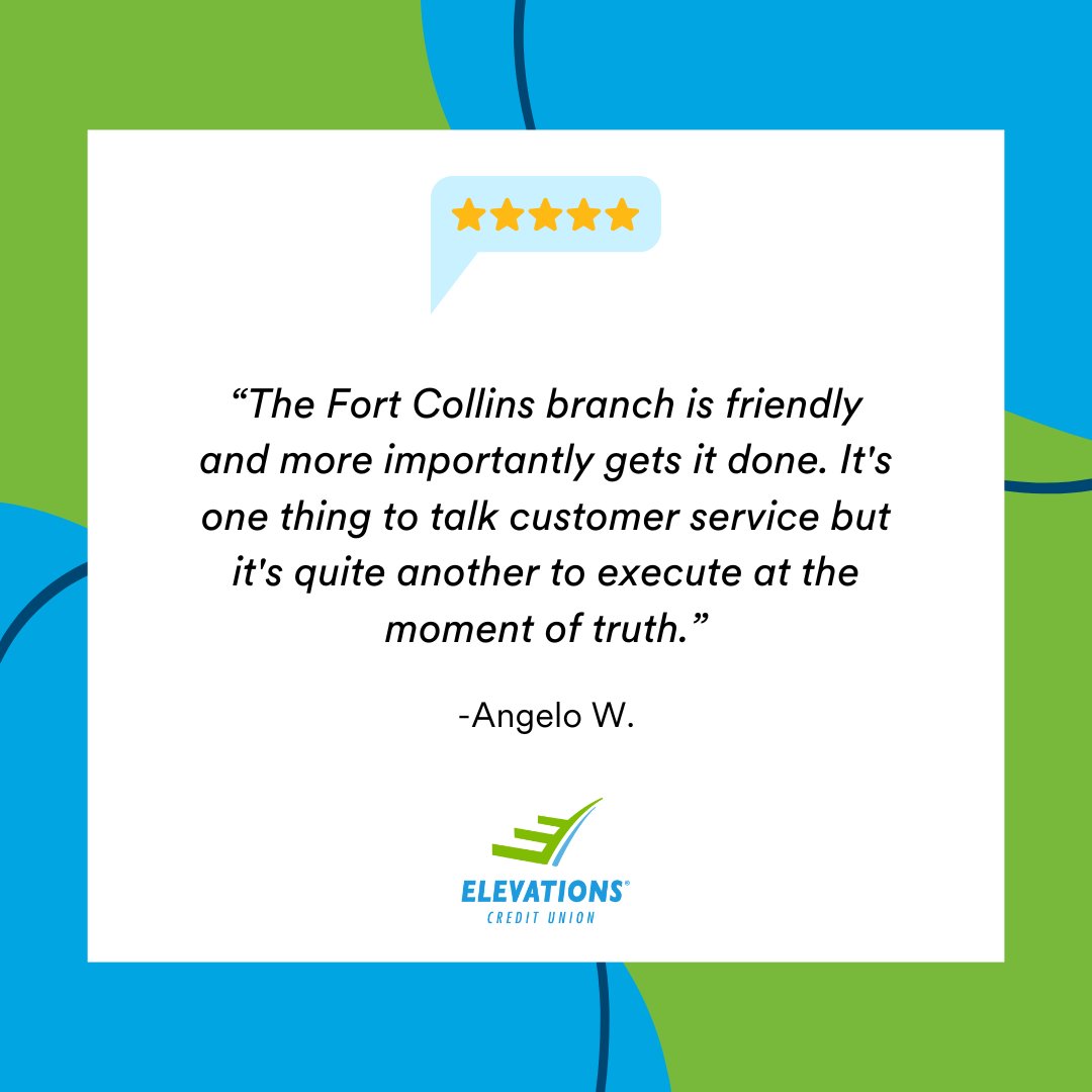 We’re proud of our team for delivering excellent service when it counts most! Thank you to our members for choosing us. 💙 

 #fortcollins