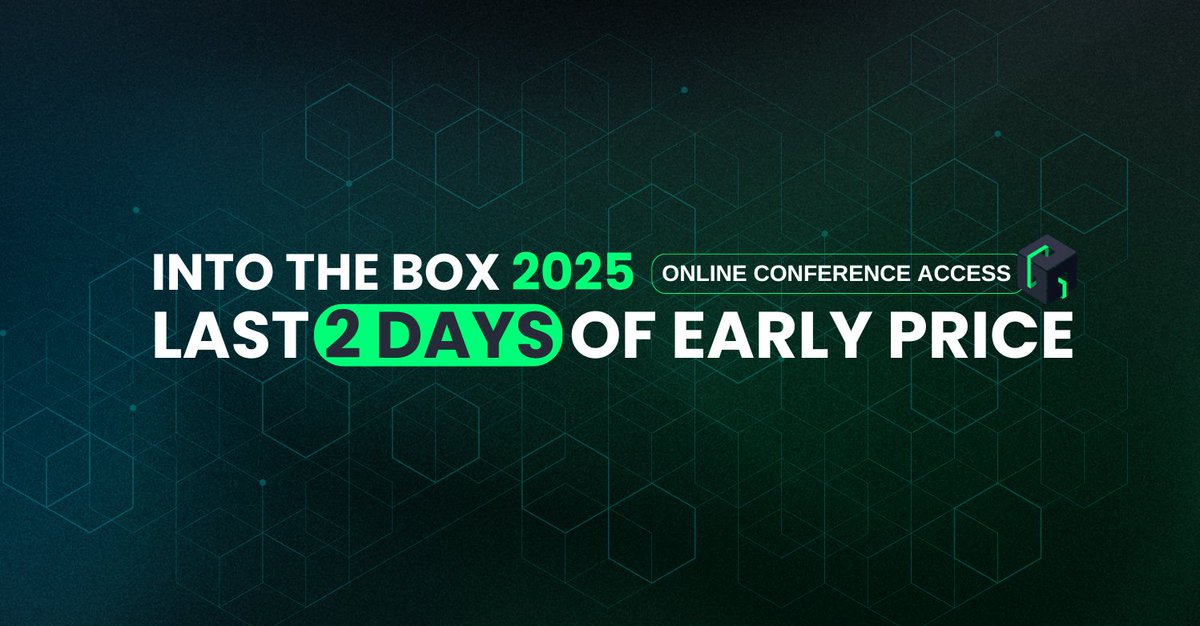 ortussolutions's tweet image. The countdown has begun. Into the Box 2025 Online Conference Tickets are out; you cannot miss them! We have just 2 days left for Online early-bird access for just $199. 🚀
Grab your spot, and don't miss the amazing content and news we have prepared for our attendees this year!…