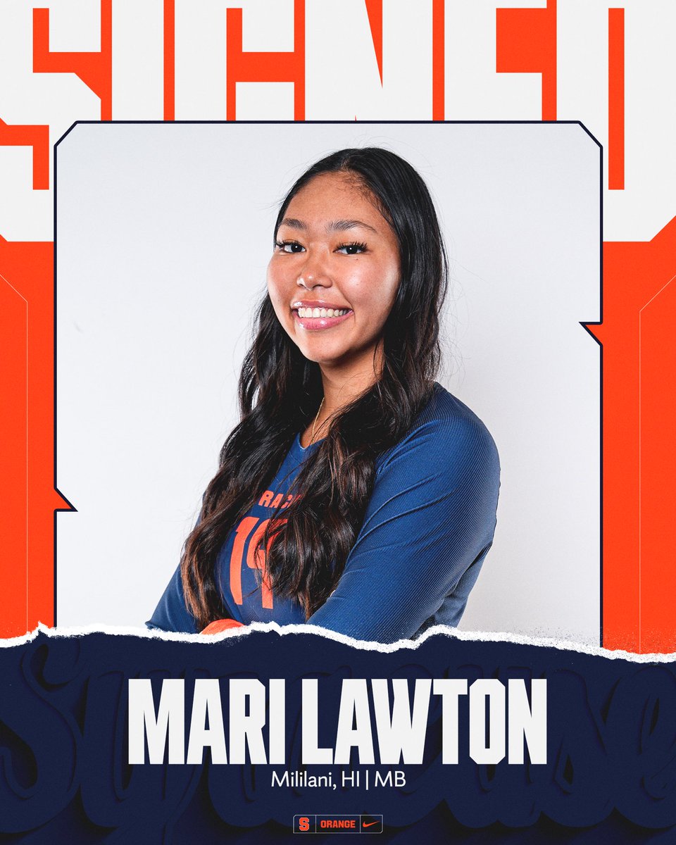 CuseVB's tweet image. Officially 🍊range!
So excited to have Mari Lawton joining our family!
#BackStronger | #TheRedemptionTour