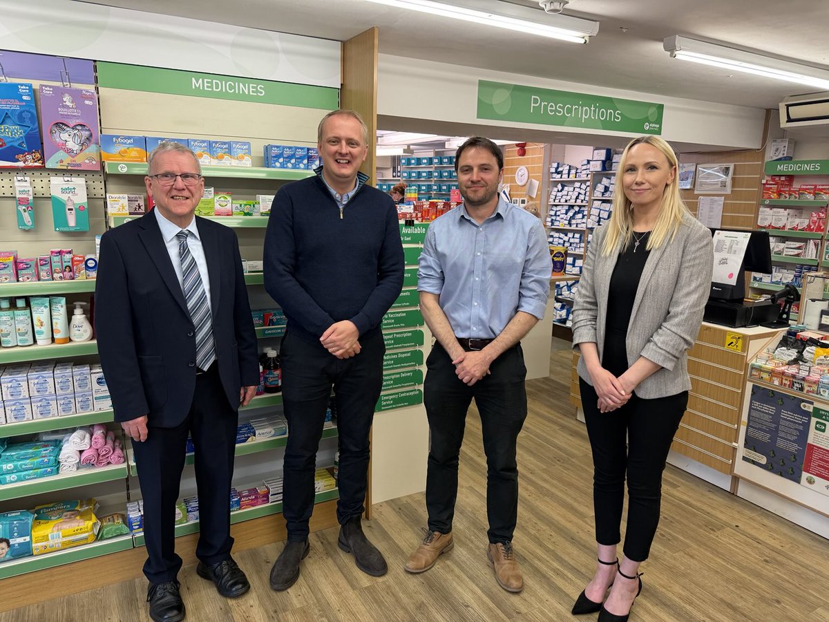Richard Evans (@richardoevans) on Twitter photo Dda i cyfarfod <a href="/BenMLake/">Ben Lake AS/MP</a> yn Fferyllfa Abergwaun i drafod materion Fferylliaeth yng Nghymru heddi
Thanks Ben for joining us <a href="/KayleighAWills/">Kayleigh Williams</a> <a href="/CPWales/">Community Pharmacy Wales</a> & Tom Miles of Fishguard Pharmacy to discuss Community Pharmacy services in Wales <a href="/RPS_Wales/">Royal Pharmaceutical Society Wales 🏴</a> Dda i cyfarfod <a href="/BenMLake/">Ben Lake AS/MP</a> yn Fferyllfa Abergwaun i drafod materion Fferylliaeth yng Nghymru heddi
Thanks Ben for joining us <a href="/KayleighAWills/">Kayleigh Williams</a> <a href="/CPWales/">Community Pharmacy Wales</a> & Tom Miles of Fishguard Pharmacy to discuss Community Pharmacy services in Wales <a href="/RPS_Wales/">Royal Pharmaceutical Society Wales 🏴</a>