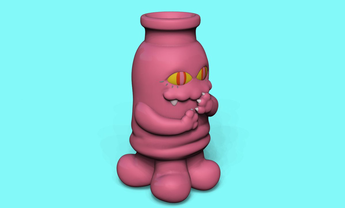 ボトルモンスターズ-MERROW- 造形できました🤭✨ ムチムチ可愛いw ロゴ