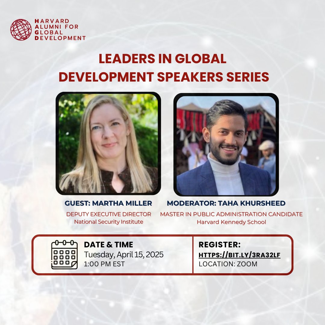 Join the discussion with one of the world’s leading experts on national security. Ms. Miller will join us to engage in a conversation about U.S. national security and global leadership through research, education, and engagement. RSVP: bit.ly/4idJ0S8