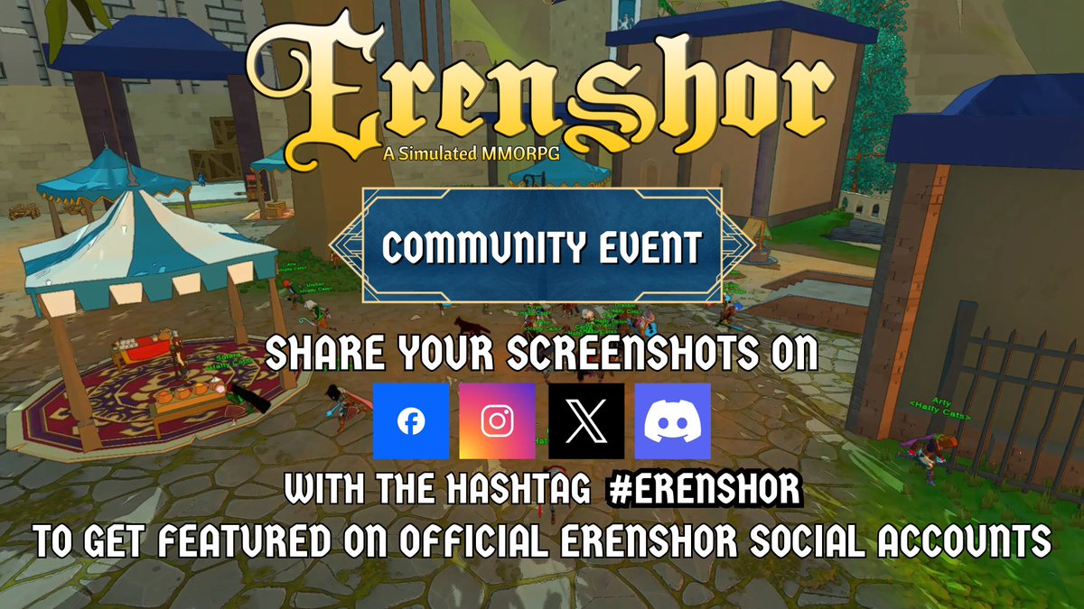 🎉Screenshot Contest!🎉

🗓️From now until April 18th
📌Any social media platform (X, Facebook, Instagram, Discord)
🪙$20 Steam gift card
🚨Use #Erenshor to submit your entry!

There will be 3 winners! Details below!