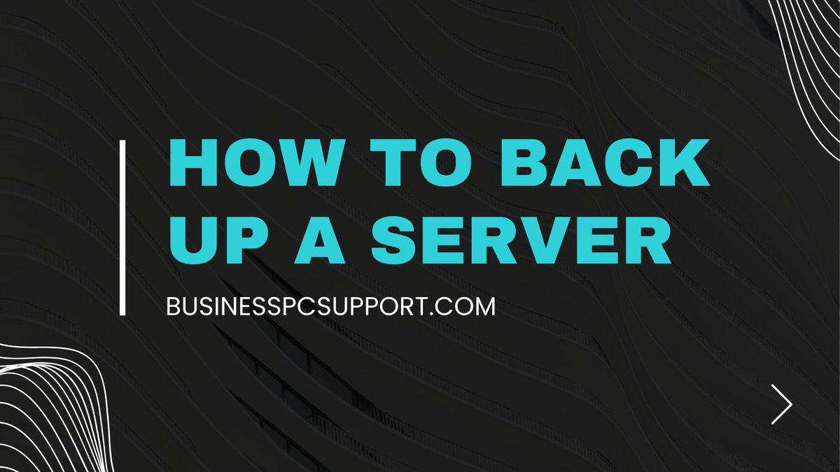 BusPCsupport's tweet image. Don’t let a crash or cyberattack wipe out your data. 🧠
Here’s how to properly back up your server — step-by-step 💾👇businesspcsupport.com/how-to-back-up…
#ServerBackup #CyberSecurity #TechTips #DataProtection #SmallBusiness