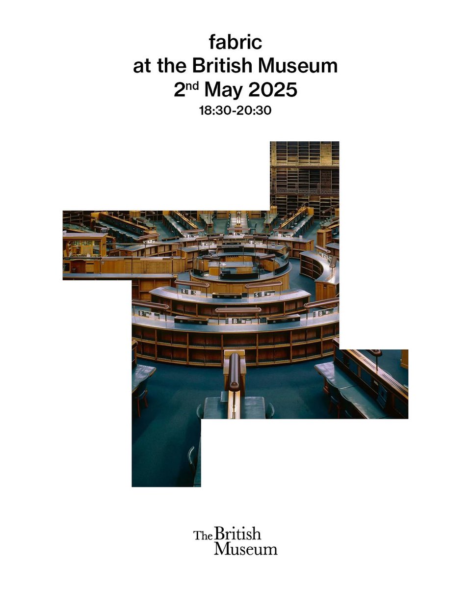 fabric at the British Museum.

This special collaboration continues fabric’s mission to explore the intersection of electronic music and cultural spaces — reimagining how and where music can be experienced.

Signup now.