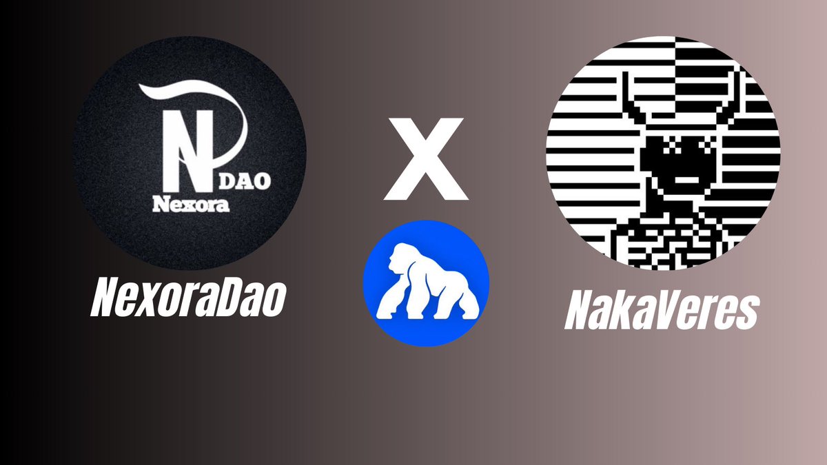Nexora DAO (@nexoradao) on Twitter photo Happy to announce our collaboration with <a href="/nakaveres/">NakaVeres On Ape</a>. We’ve received 10 wl spots and 5 gtd to raffle!
GA is live in our gc 🤗, 5 spots for x members
➡️follow <a href="/NexoraDAO/">Nexora DAO</a>, <a href="/nakaveres/">NakaVeres On Ape</a>
➡️Like and retweet this post
➡️Tag 3 ape friends and drop your wallets
Goodluck! ⏳ Happy to announce our collaboration with <a href="/nakaveres/">NakaVeres On Ape</a>. We’ve received 10 wl spots and 5 gtd to raffle!
GA is live in our gc 🤗, 5 spots for x members
➡️follow <a href="/NexoraDAO/">Nexora DAO</a>, <a href="/nakaveres/">NakaVeres On Ape</a>
➡️Like and retweet this post
➡️Tag 3 ape friends and drop your wallets
Goodluck! ⏳