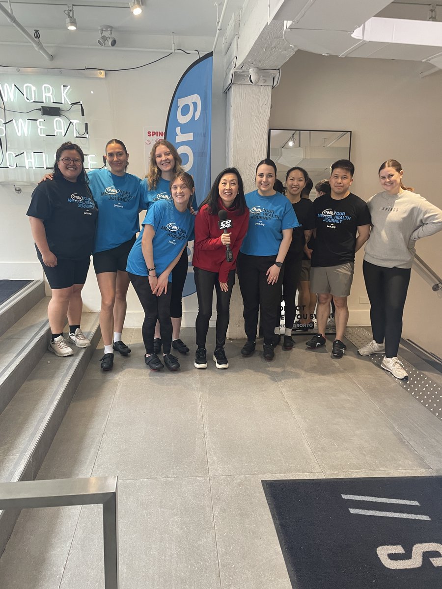 &amp; we're LIVE!🌟 Many thanks to <a href="/JeeYunTV/">Jee-Yun Lee</a> for rising &amp; riding with us early this AM to talk #JackRide + youth mental health on <a href="/CP24/">CP24</a>! Head to Jack.org/ride to pedal for progress with us this Spring🚴‍♂️💙 

🎥Check out the full segment here! cp24.com/video/2025/04/…