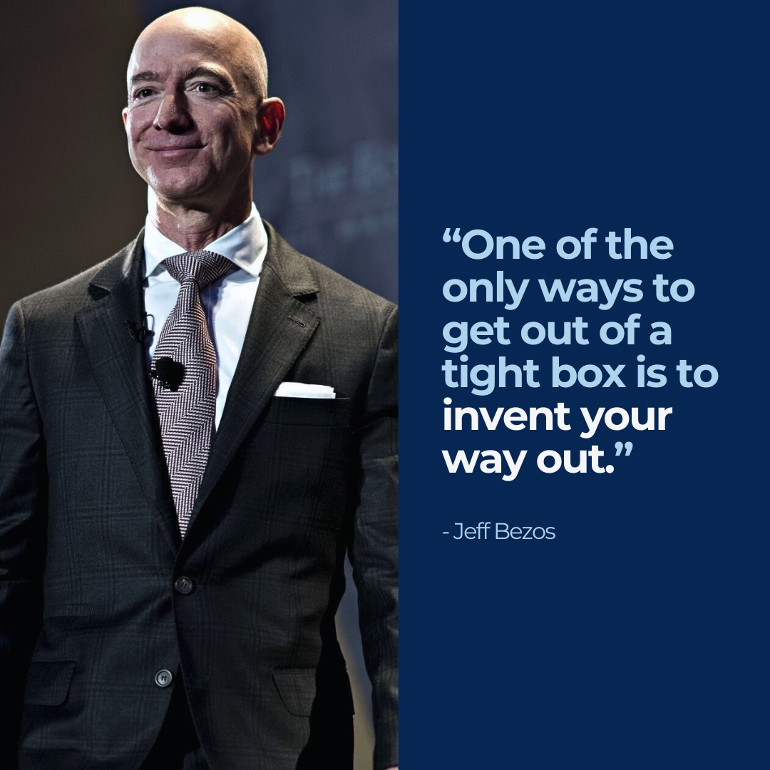 💡 Feeling stuck? Time to invent your way out.

Jeff Bezos reminds us that limitations often spark the most creative breakthroughs. As founders, we don’t wait for perfect conditions — we build solutions despite them.

#StartupMindset #JeffBezos #InnovationInAction #Entrepreneur