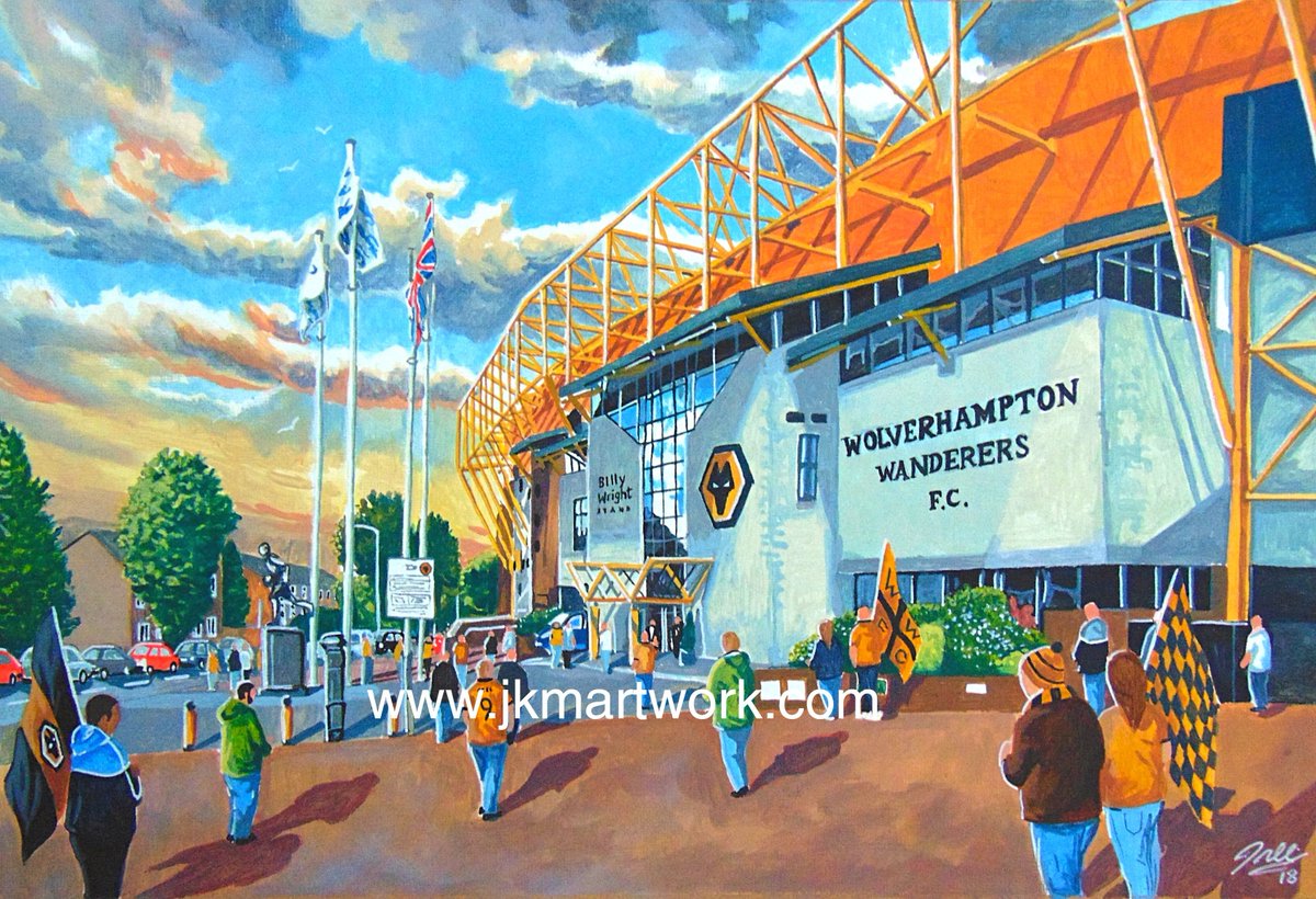 hi <a href="/LiamKeen_Star/">Liam Keen</a> <a href="/Westywwfc/">Westy</a> Prints of #wolves #molineux  are available now just £15 a3 size @ jkmartwork.com RT's appreciated