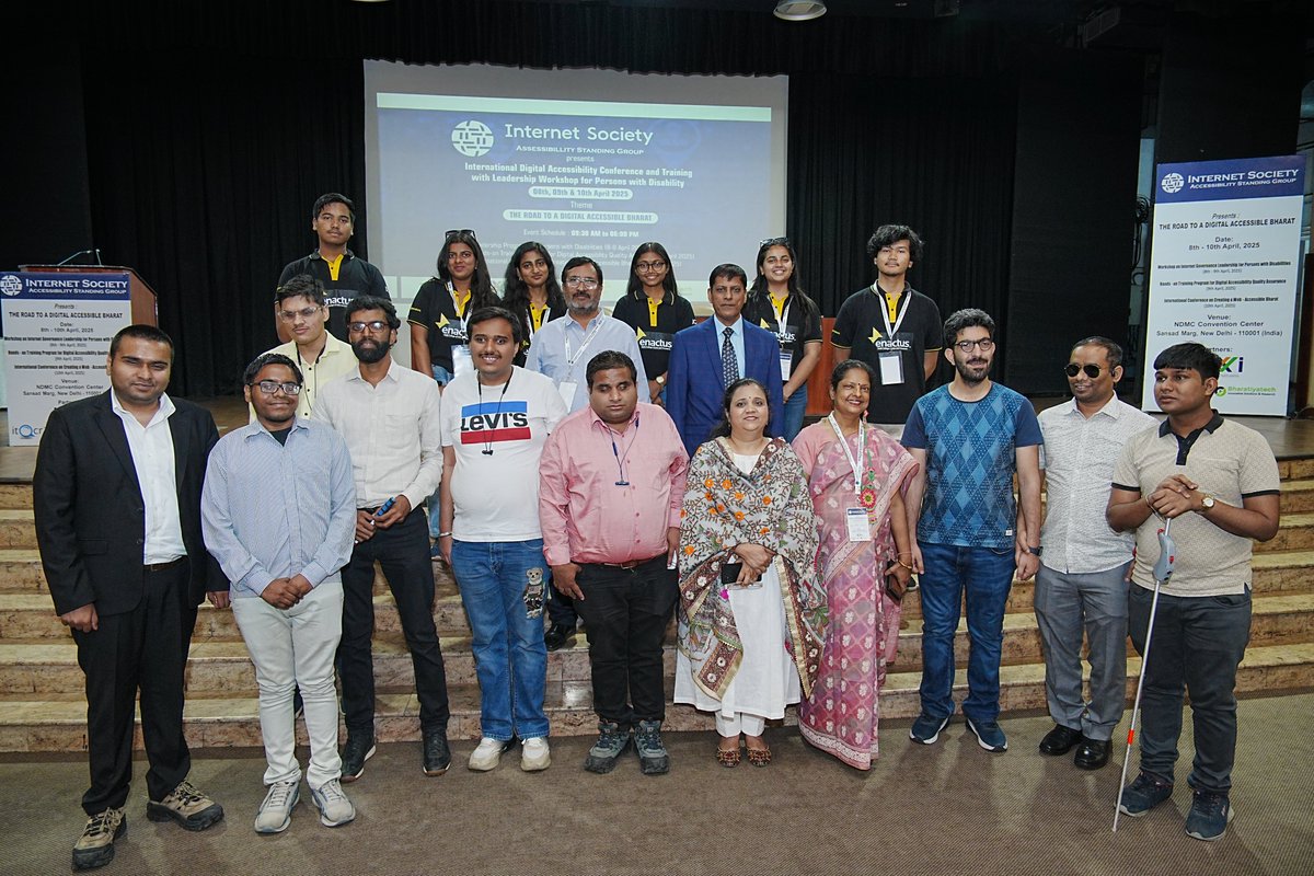 Honored to speak on AR/VR &amp; Emerging Trends in Accessibility and lead a workshop on Digital Privacy &amp; Security for All at the Road to a Digitally Accessible Bharat conference. Empowering inclusion with tech for PwDs, scholars, &amp; youth. a11y2025.conferenceindia.net
#Accessibility #ARVR