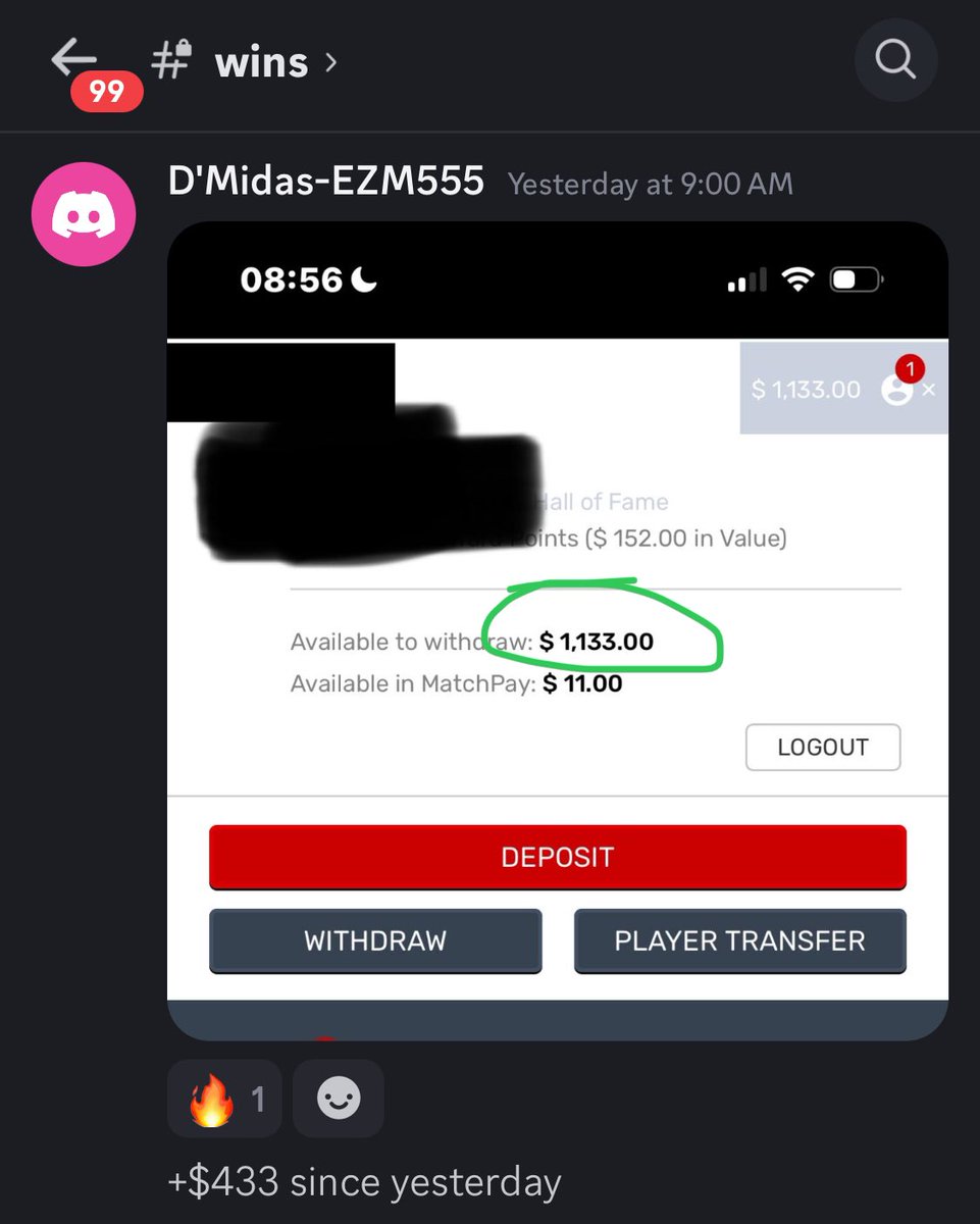 D’Midas-EZM555 made $433 in 2 days with Degen Picks!!

This is only Day 2 of the:

Viral $315 to $100,000 challenge.

DM for details.

✅✅✅✅✅✅✅✅✅✅✅
🔥🔥🔥🔥🔥🔥🔥🔥🔥🔥🔥

#LISACHELLA #JENCHELLA2025 #dolar #casino