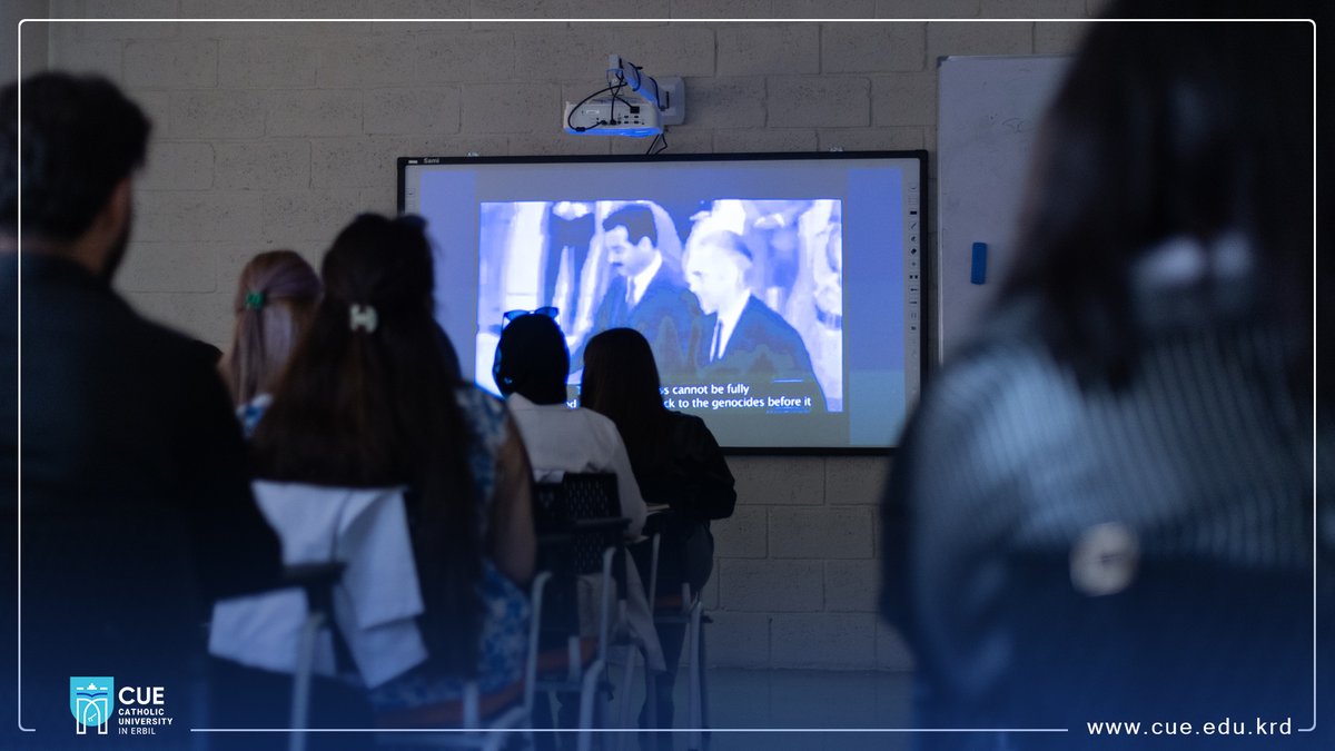 Today, we marked Anfal Memorial Day with a documentary screening to remember the victims and honor the resilience of the Kurdish people.

#CUE