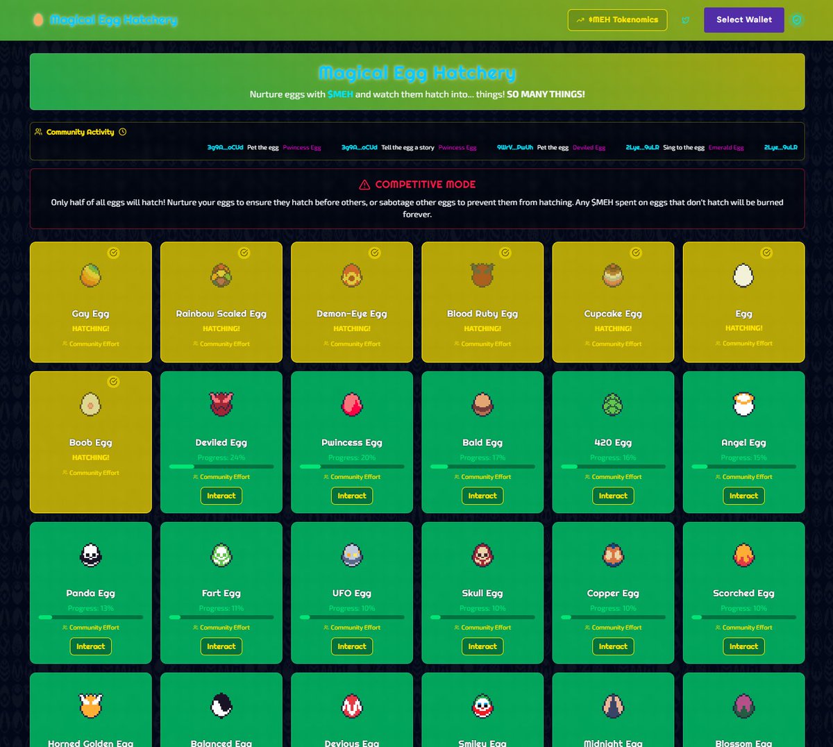 7 Magical Eggs are already ready to hatch! Which eggs are next? 

Like, Retweet, and Comment which egg will hatch next and maybe those that guess correctly will win a reward 👀
