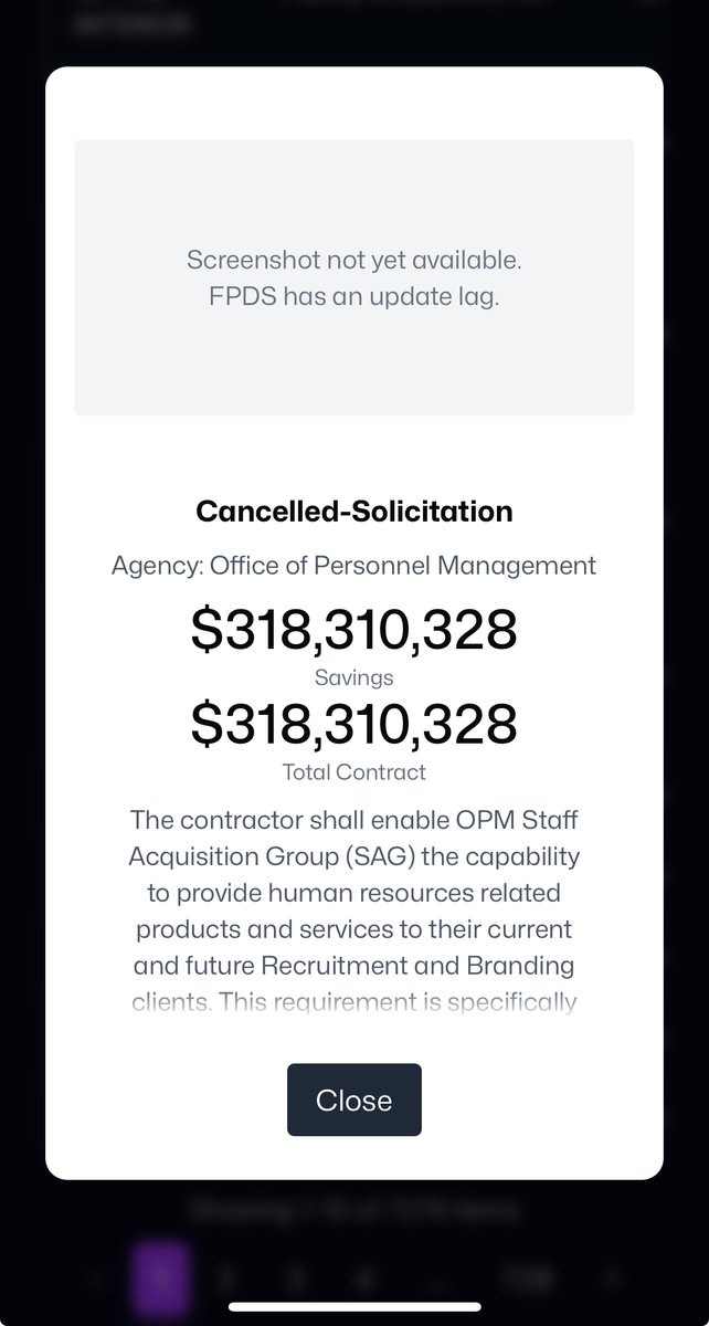 A DOGE MYSTERY! 
I'm trying to find OPM request for proposal #47QFEA24K0008.

<a href="/elonmusk/">Elon Musk</a>'s group says they saved $318,310,328 by cancelling it. I want to verify they're right. But OPM won't release this doc, and it's not listed in govt databases.

Free <a href="/nytimes/">The New York Times</a> coffee mug to