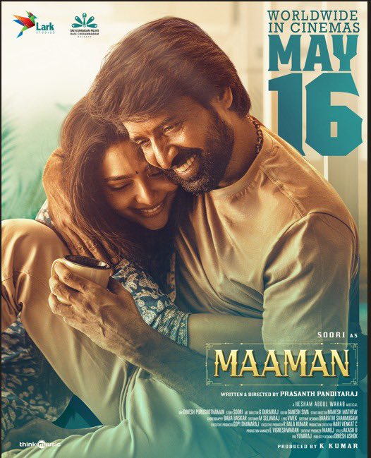 southbaytalent's tweet photo. #Maaman hits the big screen on May 16!
@sooriofficial & @AishuL_ are all set to steal hearts this summer!
#MaamanFirstLook #Southbay #SouthbayTalent #AishwaryaLekshmi https://t.co/lJNZ0RQ0y3