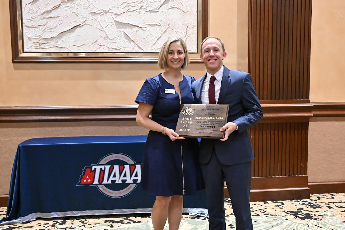 Our Director of Athletics, Coach Reid, received the prestigious NIAAA State Award of Merit at this year’s TIAAA Conference. This is one of the highest honors given, recognizing outstanding leadership and a deep commitment to interscholastic athletics. GO MUSTANGS! <a href="/TIAAA_Ad/">TIAAA</a>