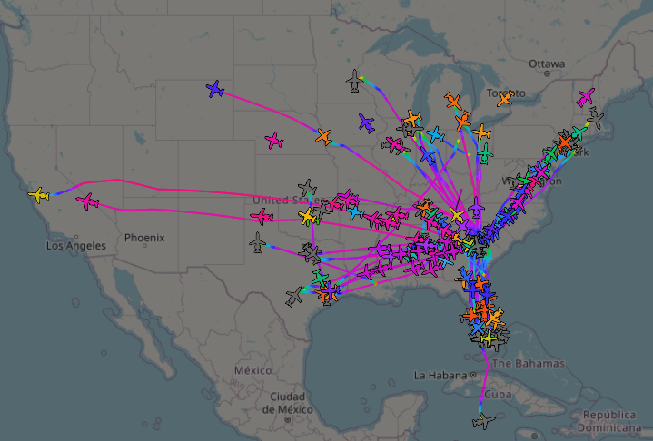 Joe Pompliano (@joepompliano) on Twitter photo Over 225 private jets departed Augusta immediately after the Masters ended last night.
(h/t <a href="/radaratlas2/">radaratlas2</a>) Over 225 private jets departed Augusta immediately after the Masters ended last night.
(h/t <a href="/radaratlas2/">radaratlas2</a>)