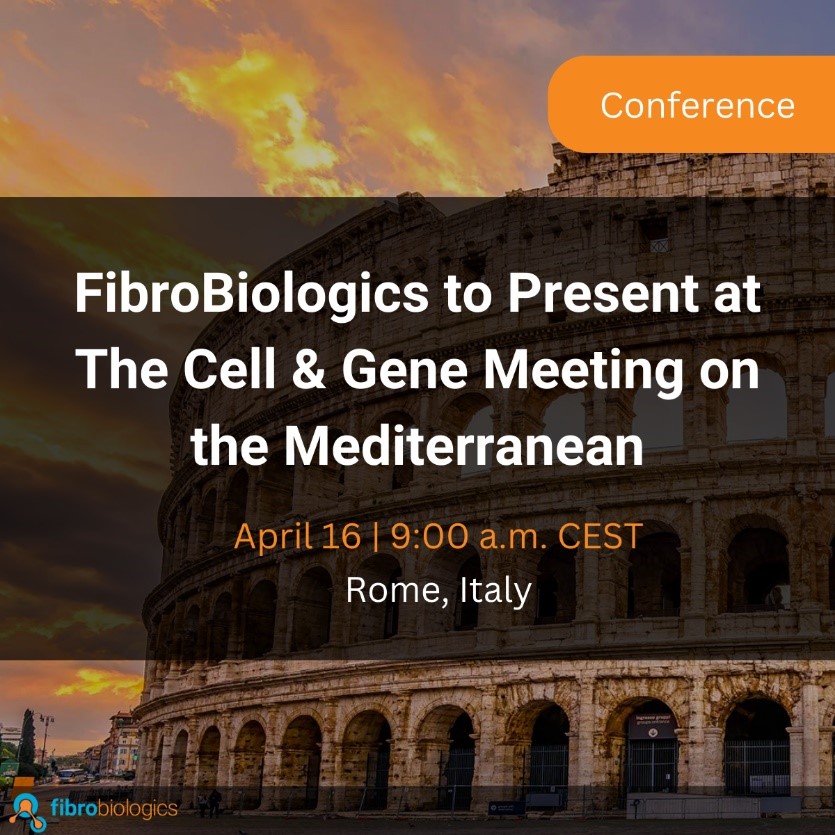 FibroBiologics (@fibrobiologics) on Twitter photo .@Fibrobiologics’ CSO, Hamid Khoja, will be presenting on homeostasis restoring potential of our fibroblast-based cell therapy candidate at <a href="/alliancerm/">Alliance for Regenerative Medicine (ARM)</a>’s #CGMed25 on April 16.
For more: bit.ly/42wtuLg
$FBLG #RegenerativeMedicine #CGMed25 #CellTherapy .@Fibrobiologics’ CSO, Hamid Khoja, will be presenting on homeostasis restoring potential of our fibroblast-based cell therapy candidate at <a href="/alliancerm/">Alliance for Regenerative Medicine (ARM)</a>’s #CGMed25 on April 16.
For more: bit.ly/42wtuLg
$FBLG #RegenerativeMedicine #CGMed25 #CellTherapy