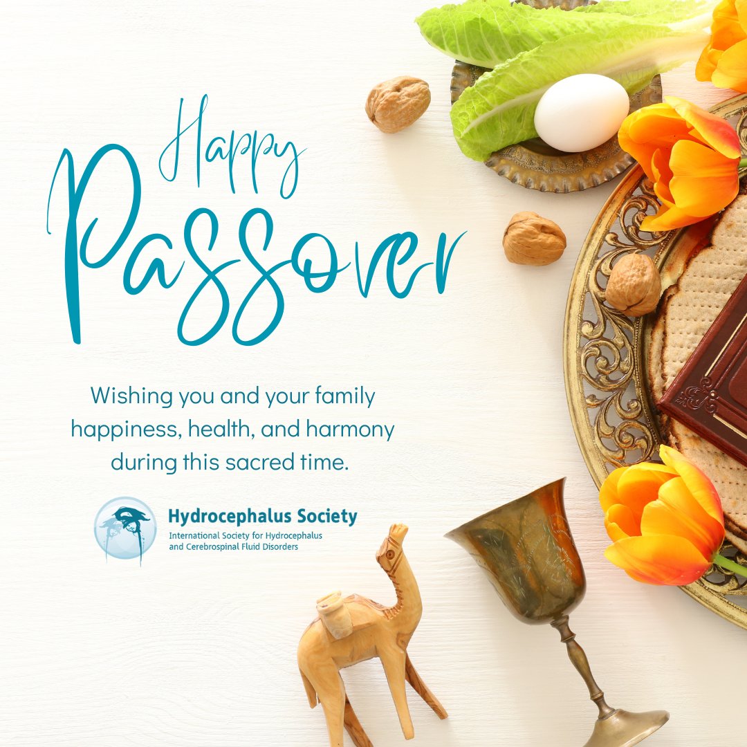 Happy Passover! The Board and the Οffice Τeam of Hydrocephalus Society is wishing you and your family happiness, health, and harmony during this sacred time. 🐪🕯️
#hydrocephalus #passover #wishes