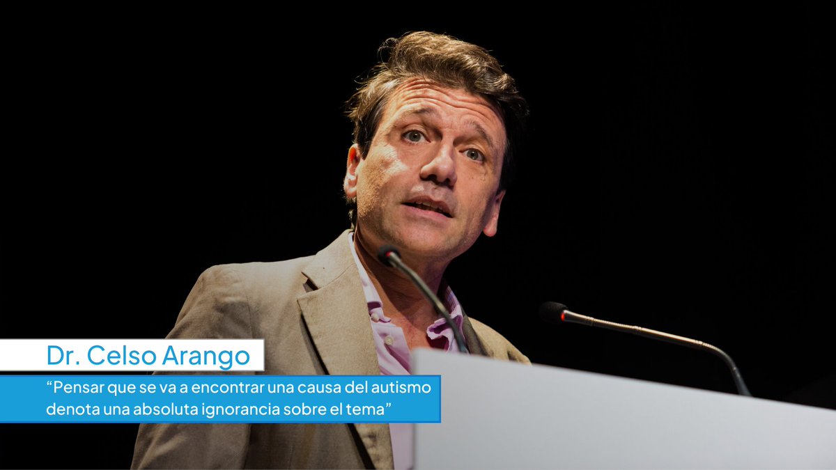 📣 Dr. Celso Arango : ‘El pensar que se va a encontrar una causa del autismo denota una absoluta ignorancia sobre el tema’.  Sobre vacunas y #autismo, artículo completo en nuestra web ➡️ f.mtr.cool/posjobltxu