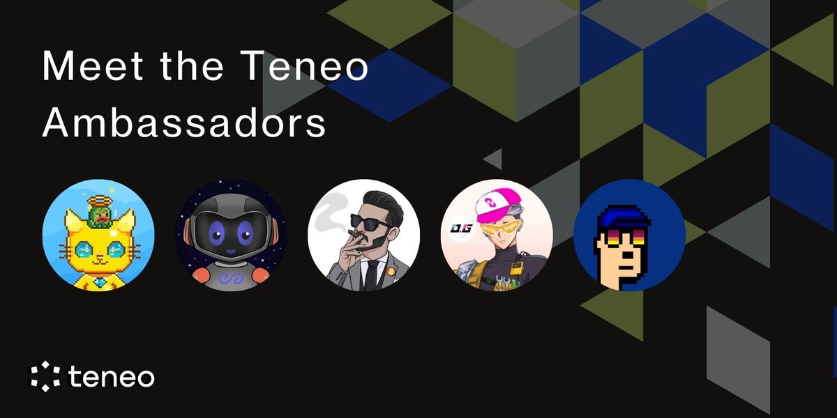 The first-ever Teneo Ambassadors have arrived!

Choosing from hundreds of submissions wasn’t easy. After careful review, 5 voices stood out. They’re not just joining a program, they’re becoming the human layer of the Teneo Protocol.

Meet the first wave:
Atlas - <a href="/AtlasDraggon/">Atlas🐉</a>