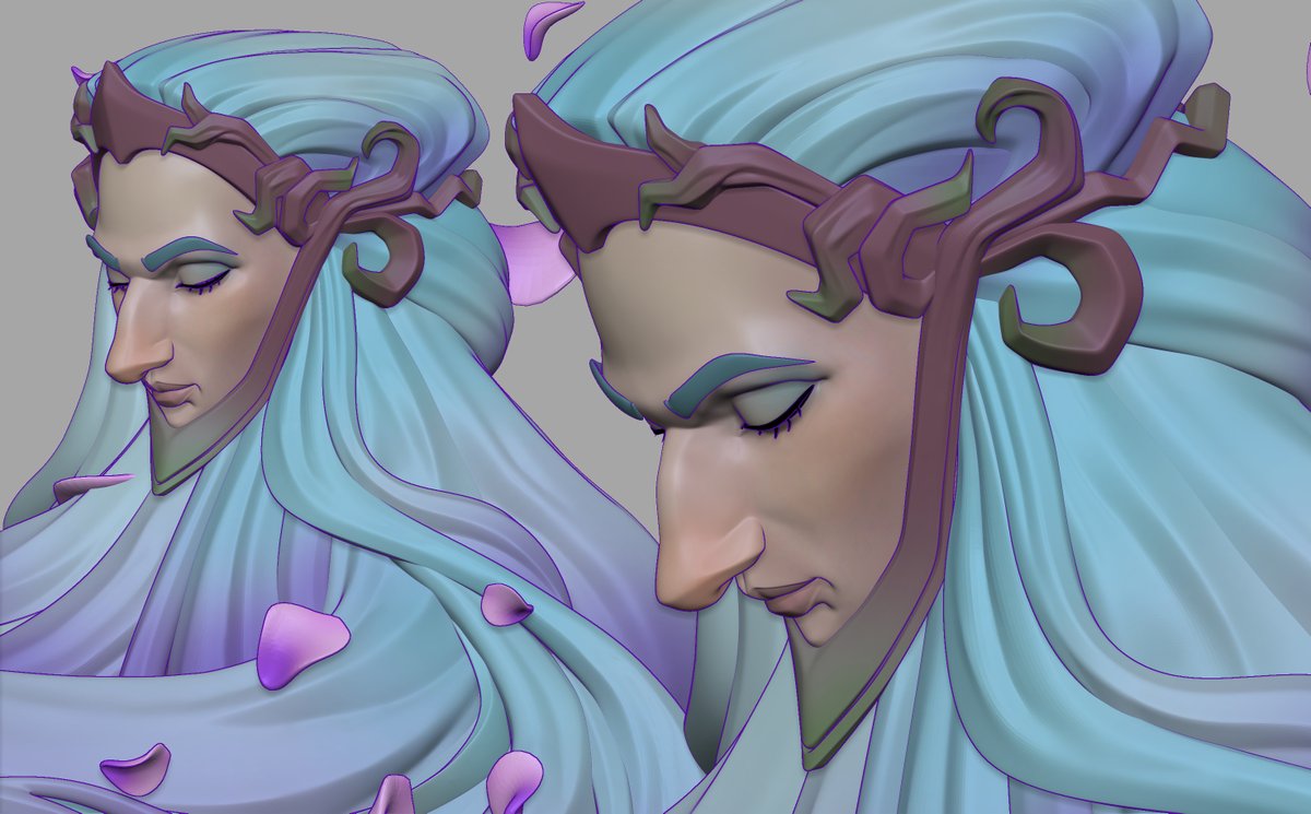 Julia Acherontias 🦇3D Character Artist🦇💛💙 (@jacherontias) on Twitter photo #ZBrush #3DCG
It was fun sculpting this nose! 🐽a speedsculpt inspired by <a href="/SashaFrantseva/">Sasha Frantseva</a> concept. More updates coming soon! #ZBrush #3DCG
It was fun sculpting this nose! 🐽a speedsculpt inspired by <a href="/SashaFrantseva/">Sasha Frantseva</a> concept. More updates coming soon!