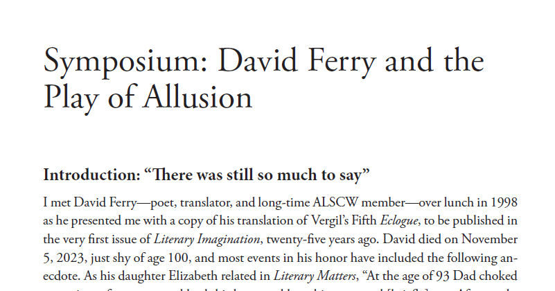 Literary Imagination tweet media