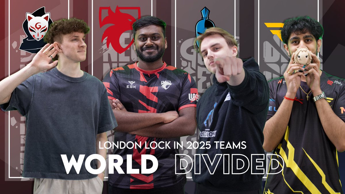 LockInUK's tweet image. ✨ World Divided!

🏆 These four London universities are going head to head - who are YOU cheering for?

🎟️ There's still a chance to grab tickets!

👉 eventbrite.com/e/london-lock-… 👈

#LondonLockIn #Esports #VALORANT