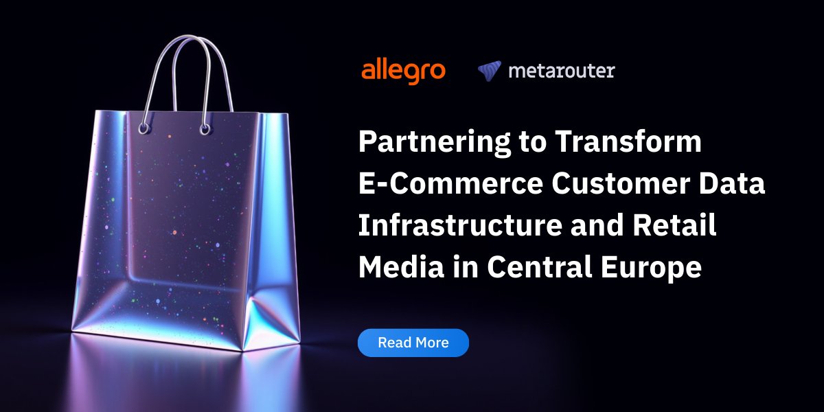 MetaRouter's tweet image. Big news: MetaRouter has partnered with Allegro, Central Europe’s top eComm platform, to future-proof their data stack.

✅ Better data quality
✅ Faster site performance
✅ Privacy-first infra

📍 See us at Retail Summit!
🔗 hubs.li/Q03gQnxn0
#MarTech #MetaRouter #Allegro