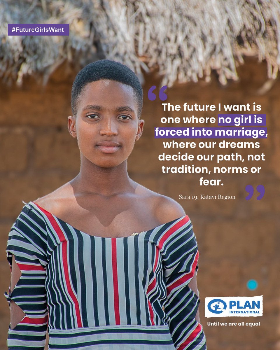 Plan International Tanzania (@plan_tanzania) on Twitter photo Early, Child and forced marriage robs girls of their childhood, education, and dreams. Every girl deserves a future she chooses. Letās stand with every girl as she writes her own story.
#EndChildMarriage #UntilWeAreAllEqual #FutureGirlsWant <a href="/EndCEFM/">TECMN Tanzania</a> Early, Child and forced marriage robs girls of their childhood, education, and dreams. Every girl deserves a future she chooses. Letās stand with every girl as she writes her own story.
#EndChildMarriage #UntilWeAreAllEqual #FutureGirlsWant <a href="/EndCEFM/">TECMN Tanzania</a>
