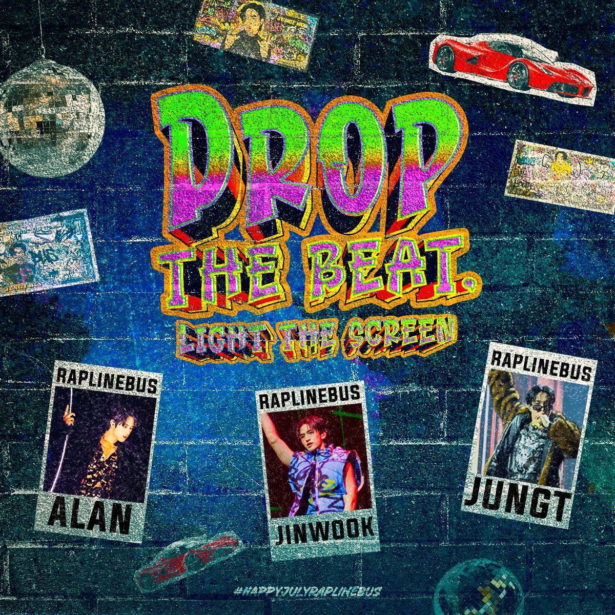 RAPLINE BUS project is loading…🎤

🔥 𝘿𝙧𝙤𝙥 𝙩𝙝𝙚 𝙗𝙚𝙖𝙩, 𝙡𝙞𝙜𝙝𝙩 𝙩𝙝𝙚 𝙨𝙘𝙧𝙚𝙚𝙣 🎶✨

Stay tuned!

#HappyJulyRAPLINEBUS
#ALANpasawee #JINWOOKkim #JUNGT