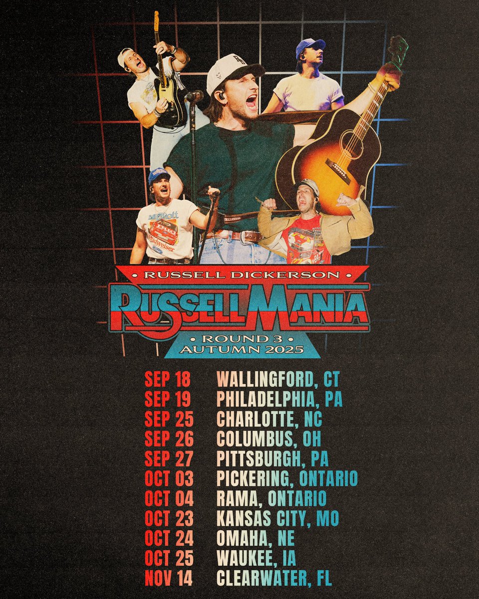 WE AIN’T DONE YET FAM!!! RUSSELLMANIA ROUND 3 STARTS THIS FALL!!!! Hope yall are ready to ABSOLUTELY RAGE!!! 

Tickets go on sale this Friday at 10am!