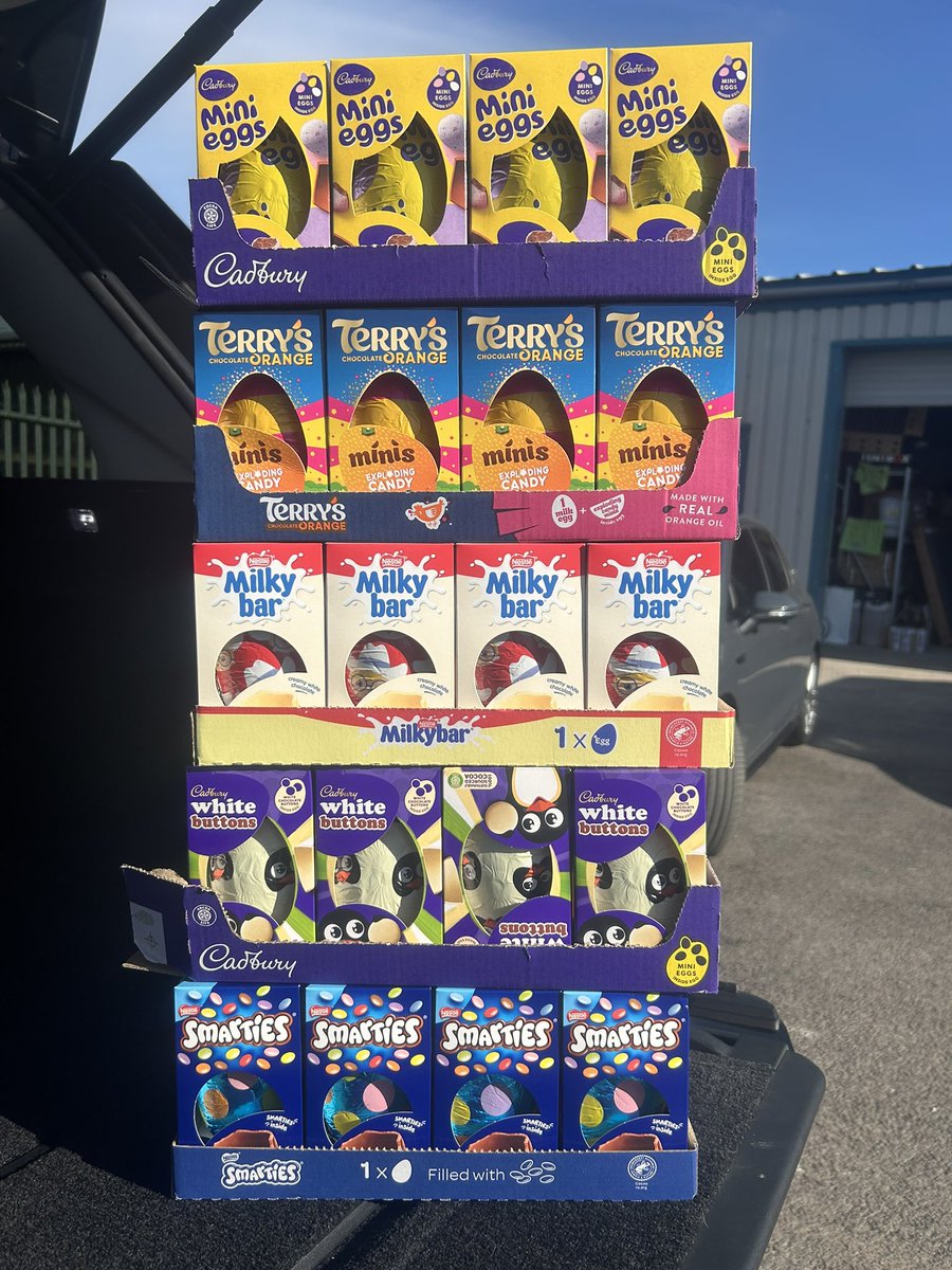 Annual Easter egg collection for local NHS hospitals