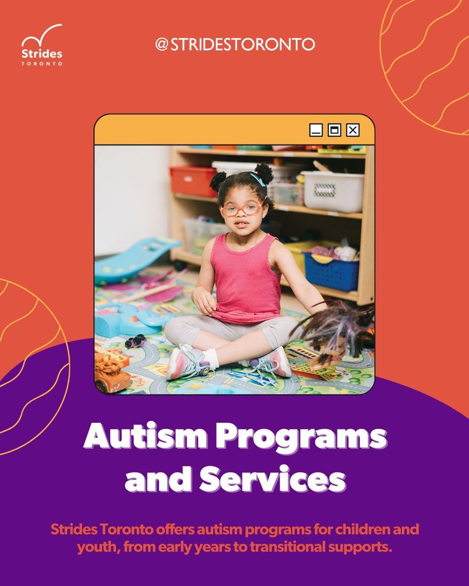 stridesTO's tweet image. From early years to youth-focused supports, our team is here to help children, youth and families build skills, confidence and connections. Learn more about our programs at stridestorontoautismservices.ca 

#AutismSupport #TorontoFamilies #AutismPrograms #Neurodiversity #MakingStrides