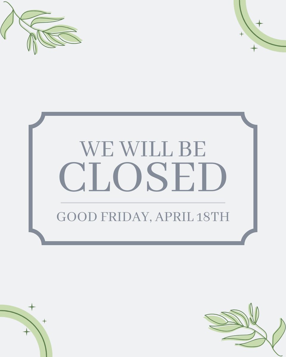 Nextekinc's tweet photo. Nextek will be closed on Friday, April 18th, in observance of Good Friday. https://t.co/Hlkzk6wTLx