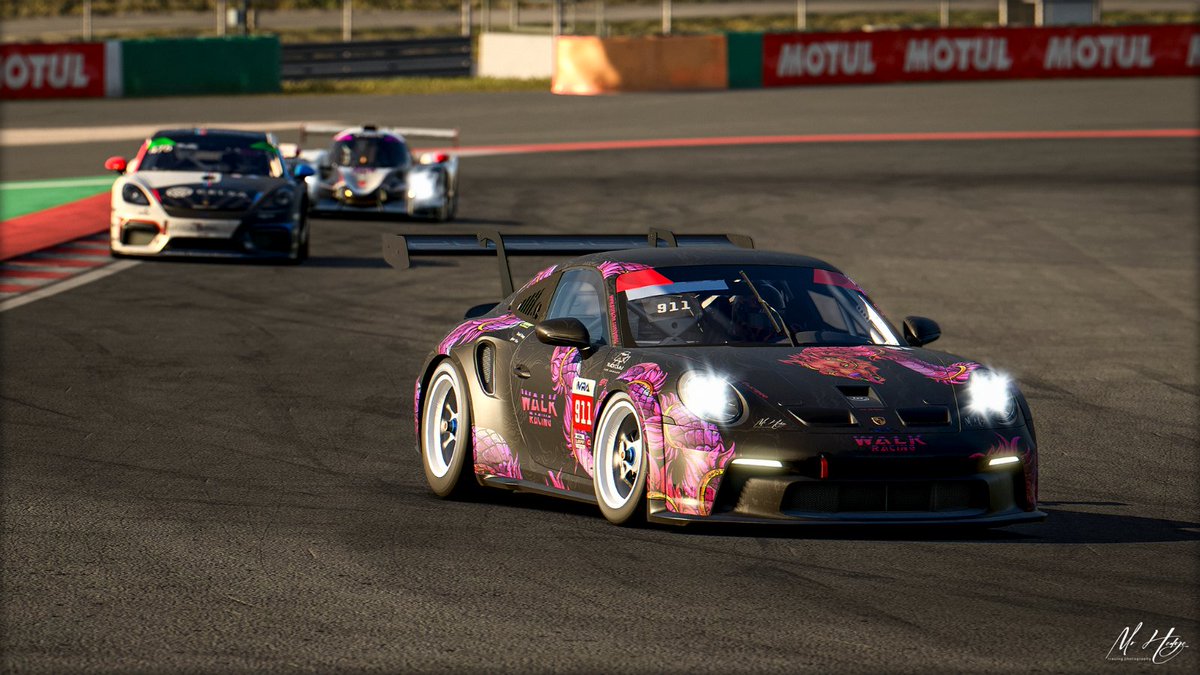 Walk_Racing's tweet photo. @IVRALeague  Finale Recap 🔚🔥
The goal was zero penalties… we got small ones, so progress? 😅
Dani kicked things off with a solid quali and stint, Bobo took over for one and a half stints before being politely let go… live on stream. 👋😂 Dani brought it home, holding strong pace close to the top guys and finishing P5! 💪

He’s already talking about doing it again—guess we didn’t scare him off! 😄

Thank you to our partners:
@HavuzKerim @Mr_H_Photos 

#IVRA #SimRacing #EnduranceRacing