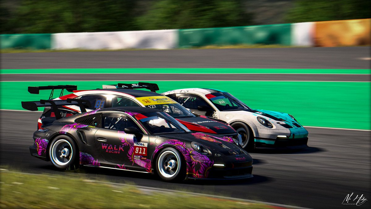 Walk_Racing's tweet photo. @IVRALeague  Finale Recap 🔚🔥
The goal was zero penalties… we got small ones, so progress? 😅
Dani kicked things off with a solid quali and stint, Bobo took over for one and a half stints before being politely let go… live on stream. 👋😂 Dani brought it home, holding strong pace close to the top guys and finishing P5! 💪

He’s already talking about doing it again—guess we didn’t scare him off! 😄

Thank you to our partners:
@HavuzKerim @Mr_H_Photos 

#IVRA #SimRacing #EnduranceRacing