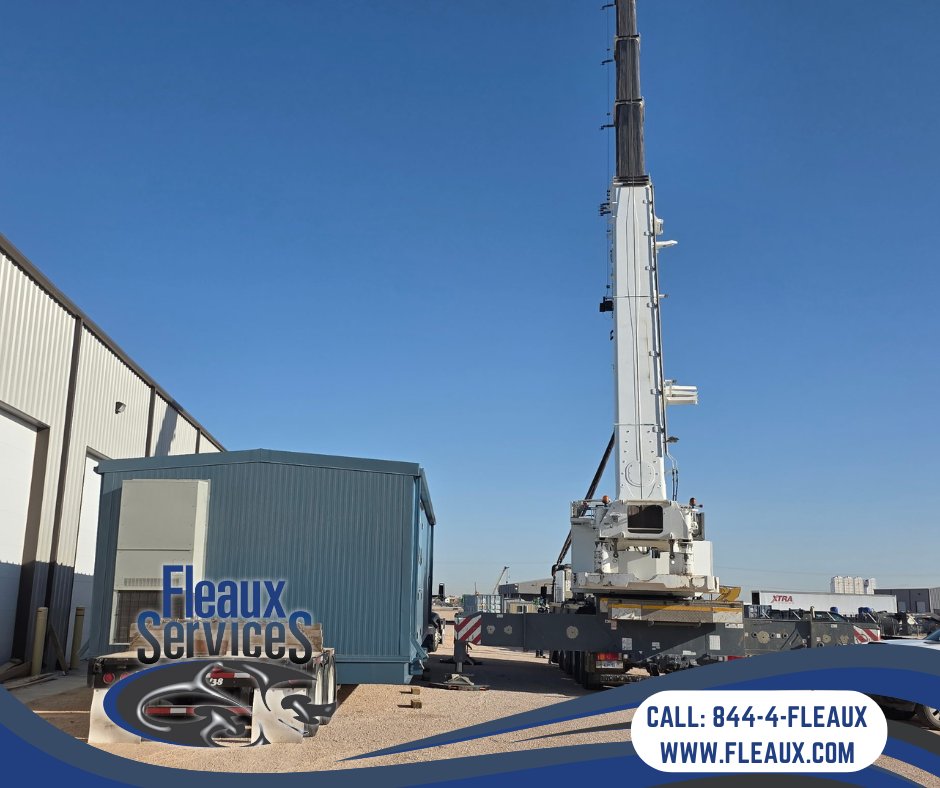 FleauxServices's tweet photo. 40' X 15' X 20' Power and Control Building leaving our Tulsa facility and being delivered to our customer in the Permian.
Proprietary internal controls, no imagine available.

#GeauxWithTheFleaux ⚜️ https://t.co/gceafy0AVl