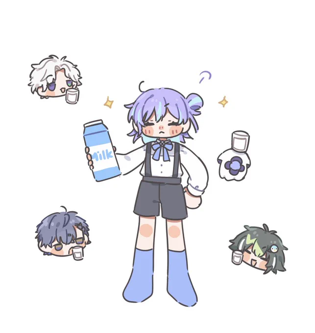 年齢操作あり牛乳係のほしるべくん 