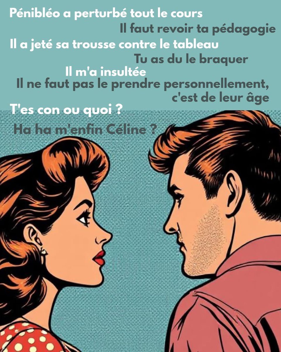 Mansplainer ET pédagogo, le cauchemar.
(Source : WeshWeshProf)